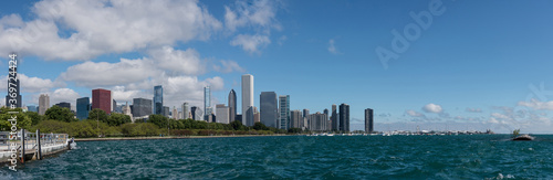 Panoramic of downtown Chicago