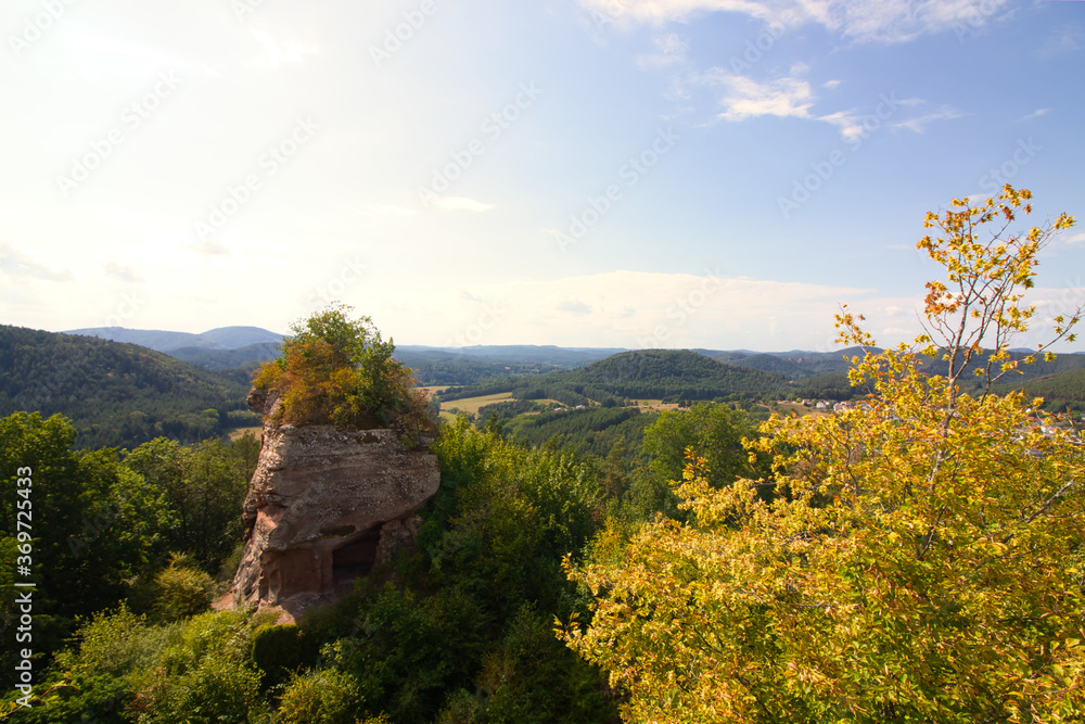 large rocks in the Palatinate Forest