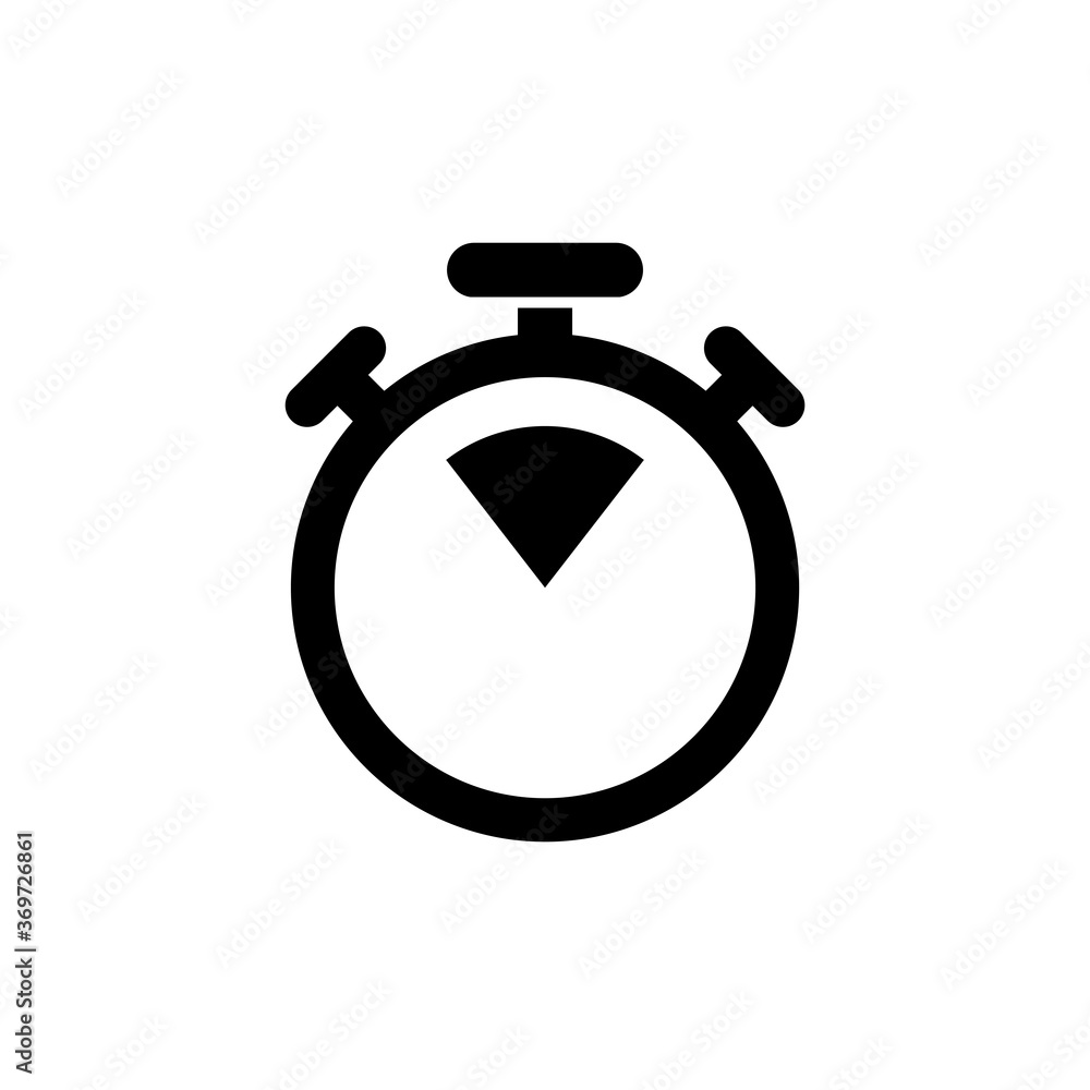 Stopwatch Timer Icon Vector Illustration Stopwatch Timer Icon Vector Illustration