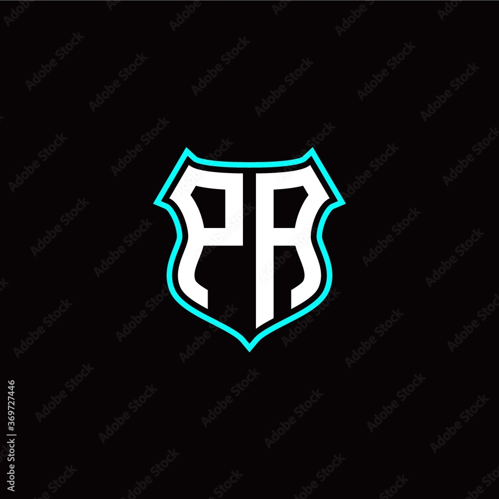 P A initials monogram logo shield designs modern P A initials monogram logo shield designs modern