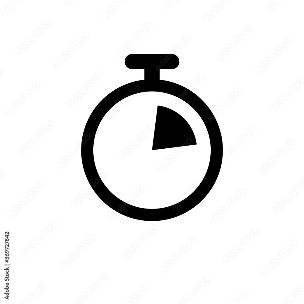 Stopwatch Timer Icon Vector Illustration Stopwatch Timer Icon Vector Illustration