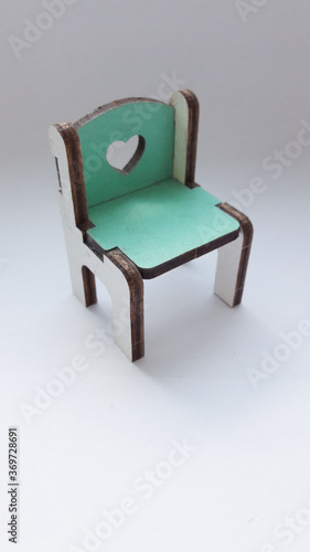 green leather armchair