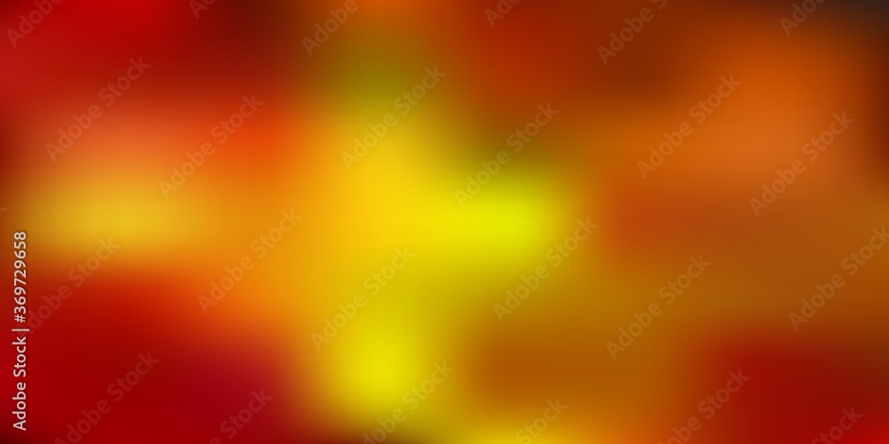 Dark orange vector blurred template.