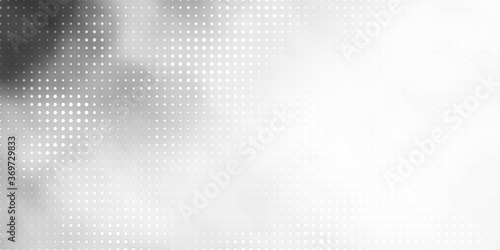 Light Gray vector background with spots. Abstract decorative design in gradient style with bubbles. New template for a brand book.