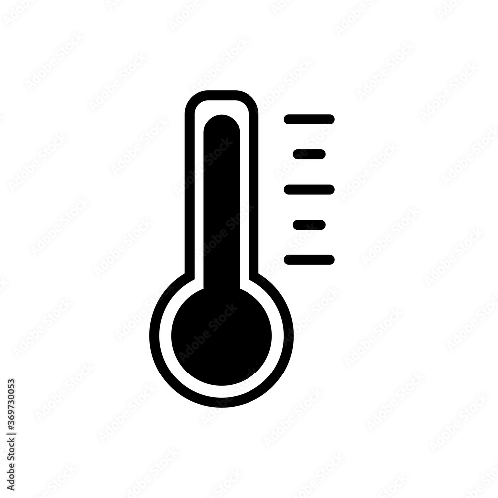 Temperature Thermometer Icon Vector Illustration Temperature Thermometer Icon Vector Illustration