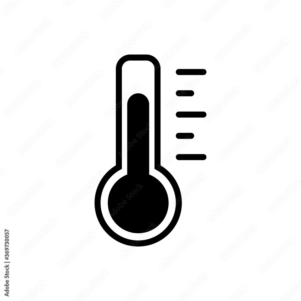 Temperature Thermometer Icon Vector Illustration Temperature Thermometer Icon Vector Illustration