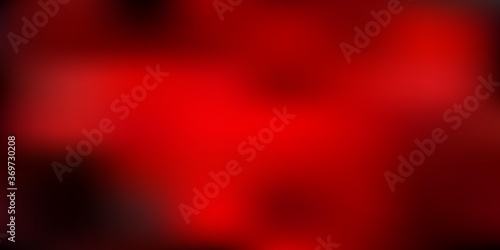 Dark red vector abstract blur layout.