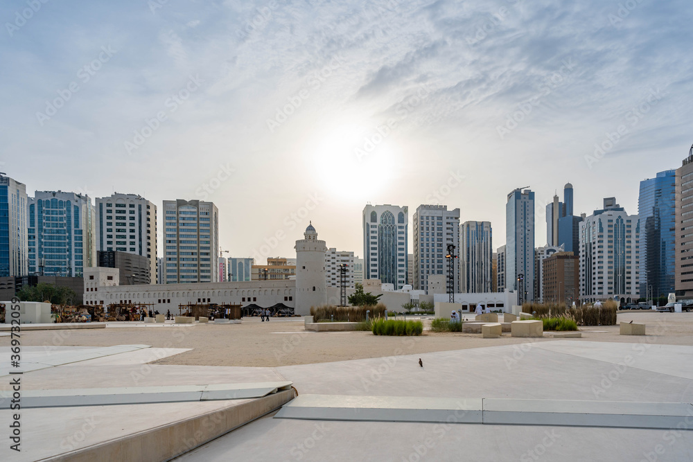 Abu Dhabi city landmarks | Al Hosn modern museum celebrating the UAE culture and heritage Abu Dhabi city landmarks | Al Hosn modern museum celebrating the UAE culture and heritage