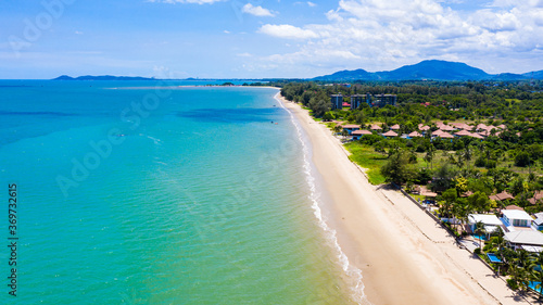 View of Mae Phim Beach of Rayong Province, Thailand photo