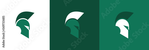 Roman or Greek Helmet , Spartan Helmet, Head protection, warrior, soldier, logo, symbol, icon, graphic, vector.