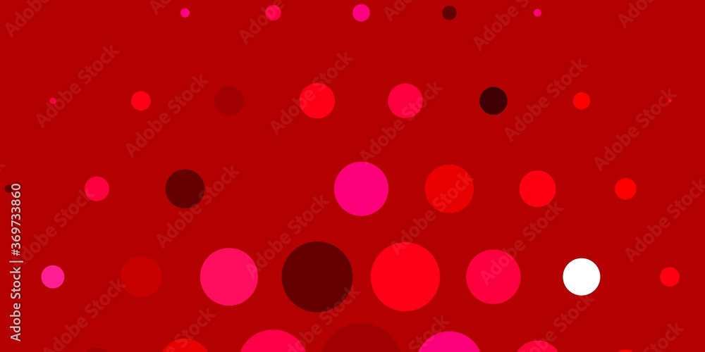 Light Red vector backdrop with dots. Glitter abstract illustration with colorful drops. Pattern for wallpapers, curtains. Light Red vector backdrop with dots. Glitter abstract illustration with colorful drops. Pattern for wallpapers, curtains.