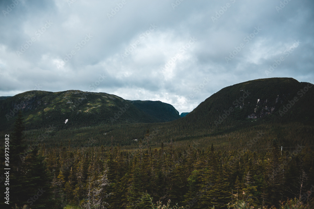 Obraz premium clouds over the mountains