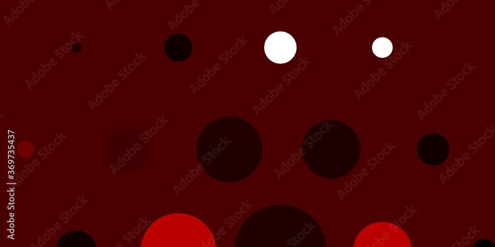 Light Red vector layout with circle shapes. Abstract illustration with colorful spots in nature style. New template for a brand book. Light Red vector layout with circle shapes. Abstract illustration with colorful spots in nature style. New template for a brand book.