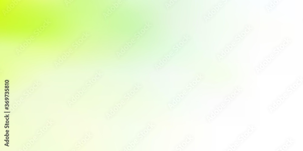 Obraz premium Light green vector blur background.