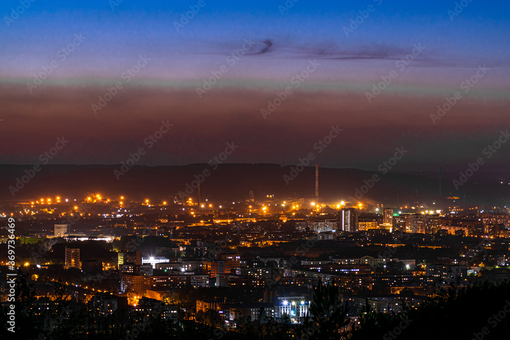 night view of the city 