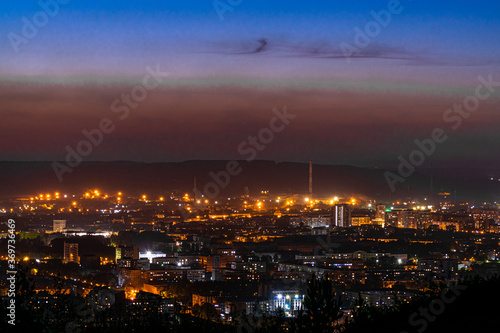 night view of the city 