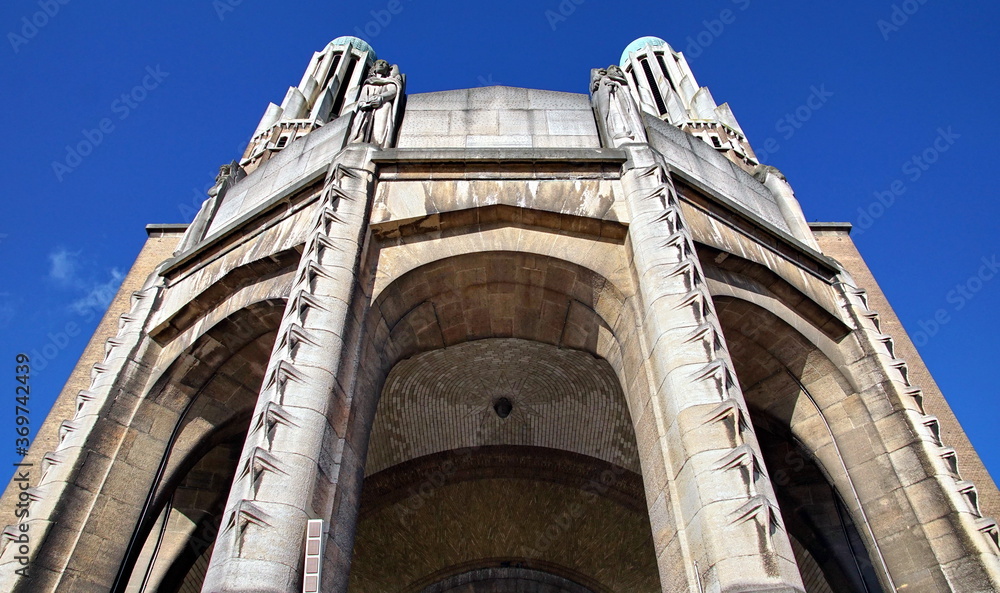 Fototapeta premium National Basilica of Sacred Heart In Koekelberg Brussels Belgium