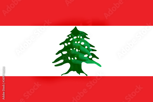 double exposure image of lebanon flag have praying hand inside, in pray for beirut concept. photo