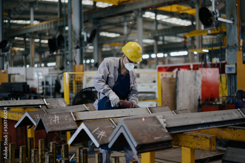 worker working in factory 