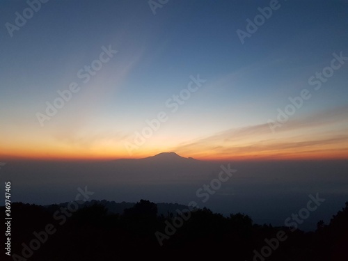 sunrise over Kilimanjaro  Tanzania