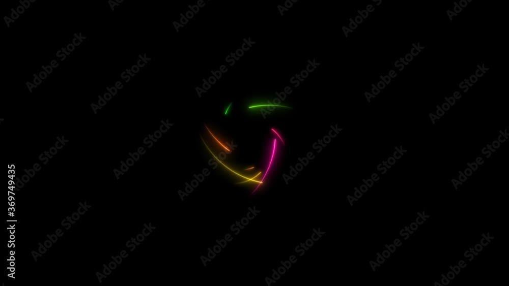 All rainbow hundred neon arrows motion random middle frame and crash seven times on the black screen All rainbow hundred neon arrows motion random middle frame and crash seven times on the black screen