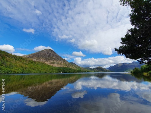 View over Crummock water, Lake District National Park.