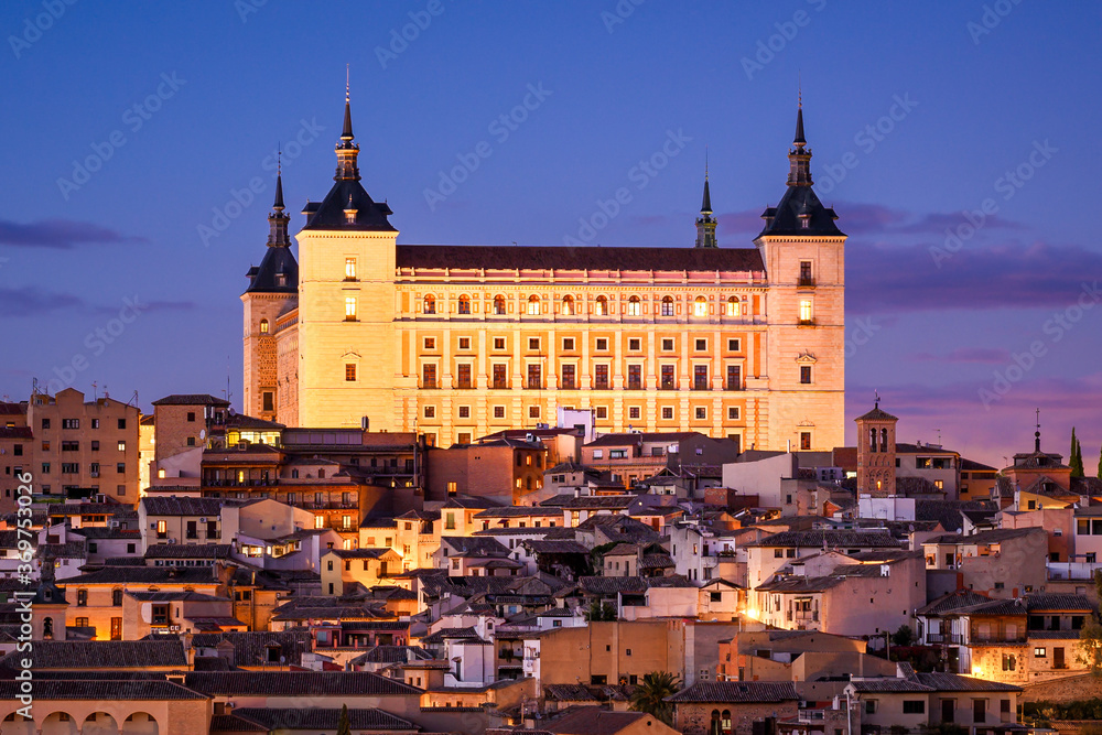 Alcazar palace in Toledo, Spain