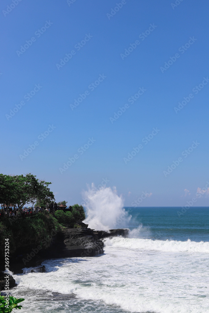 Obraz premium Beautiful tropical beach in Canggu, Bali, Indonesia