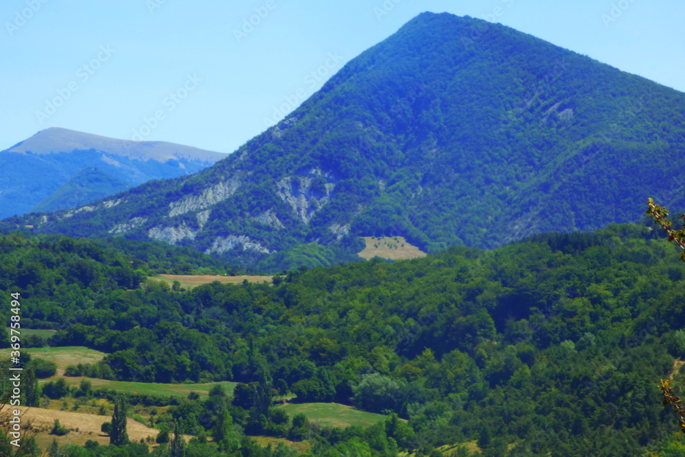 Naklejka premium montagne