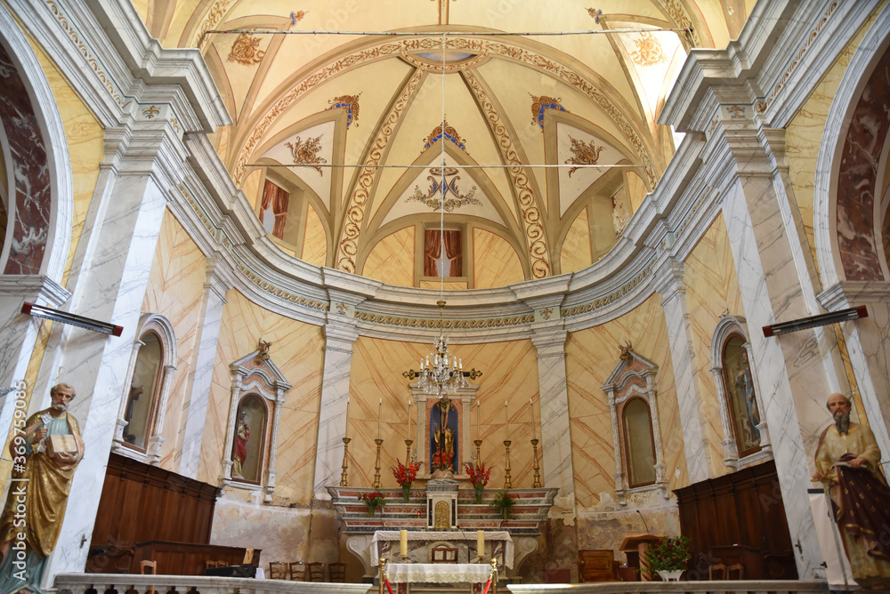 Choeur de l'église Sant Maria de Lumio, Corse