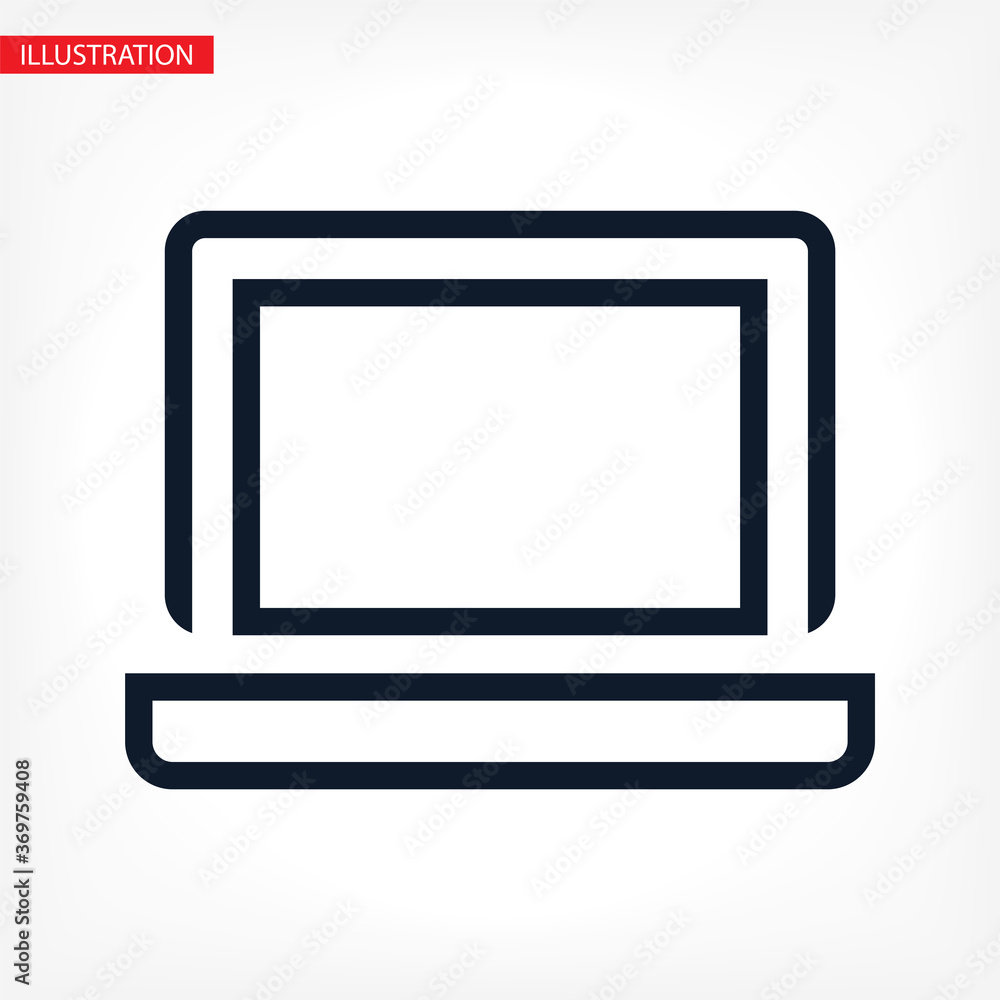 laptop vector icon. lorem ipsum 10 EPS Design laptop vector icon. lorem ipsum 10 EPS Design