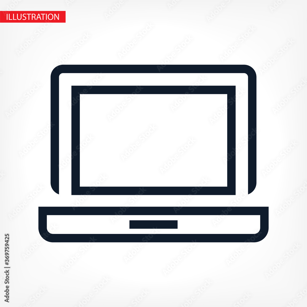 laptop vector icon. lorem ipsum 10 EPS Design laptop vector icon. lorem ipsum 10 EPS Design