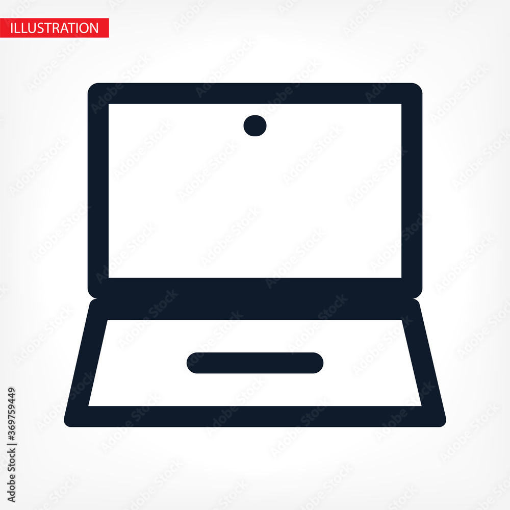 laptop vector icon. lorem ipsum 10 EPS Design laptop vector icon. lorem ipsum 10 EPS Design