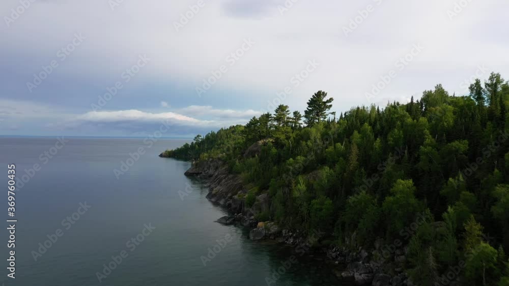 Islands on Lake Superior in Northern Michigans Upper Peninsula Islands on Lake Superior in Northern Michigans Upper Peninsula