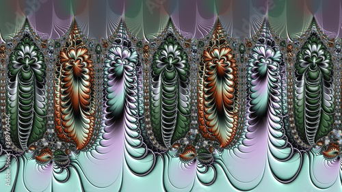 Special art, unique abstract design, fractal geometry