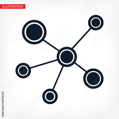 network vector icon. lorem ipsum Flat Design JPG