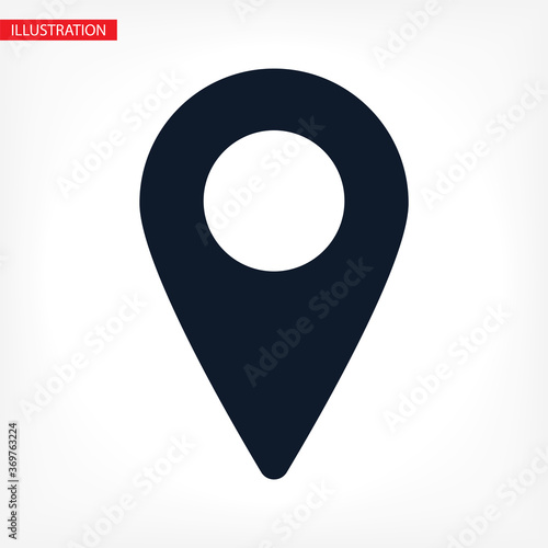 Map localization icon. lorem ipsum Flat Design JPG