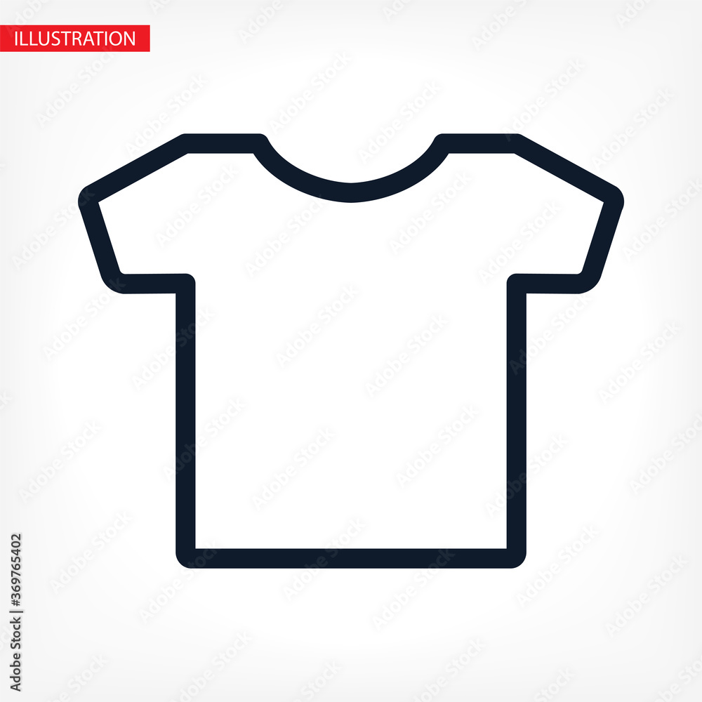 T-SHIRT line vector. lorem ipsum Flat Design JPG T-SHIRT line vector. lorem ipsum Flat Design JPG