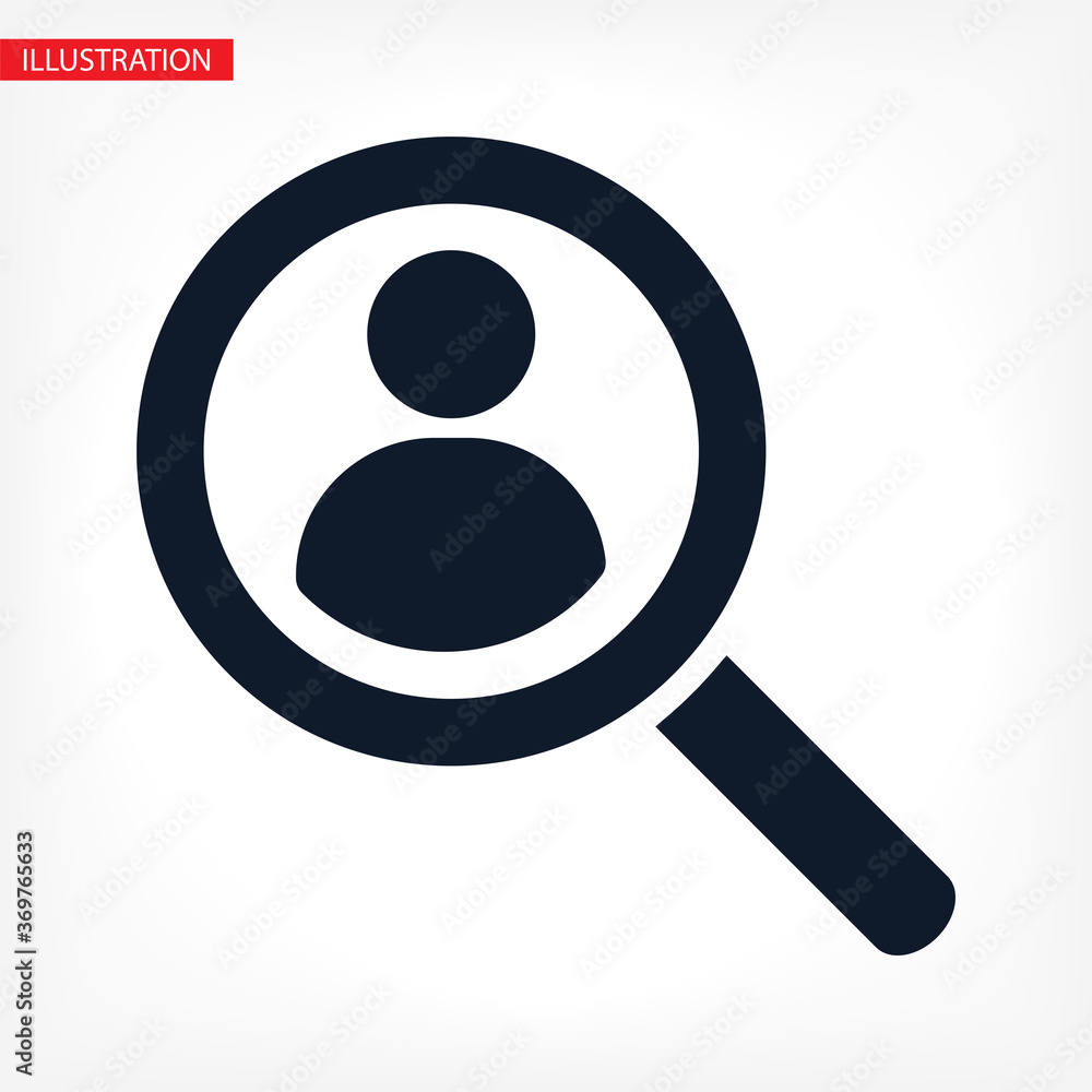 HUMAN SEARCH Icon vector. lorem ipsum Flat Design JPG HUMAN SEARCH Icon vector. lorem ipsum Flat Design JPG
