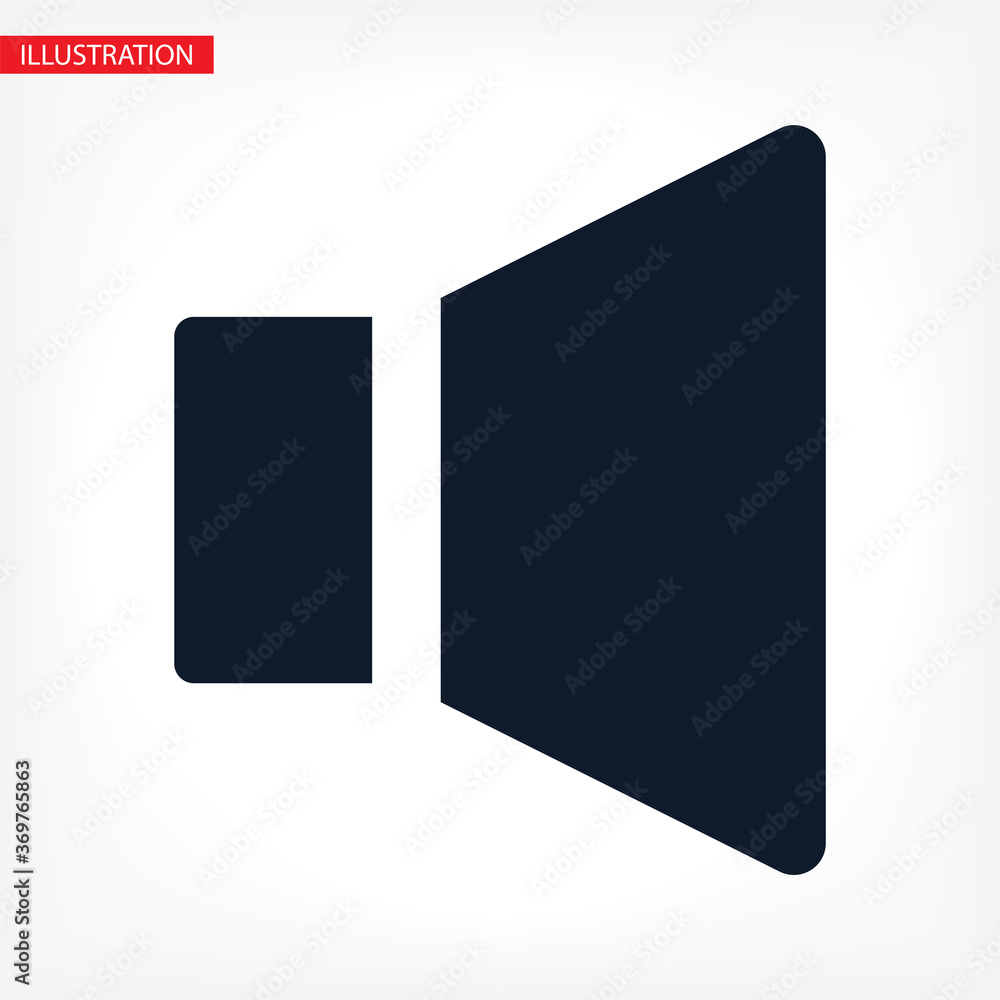 Sound icon vector. lorem ipsum Flat Design JPG Sound icon vector. lorem ipsum Flat Design JPG
