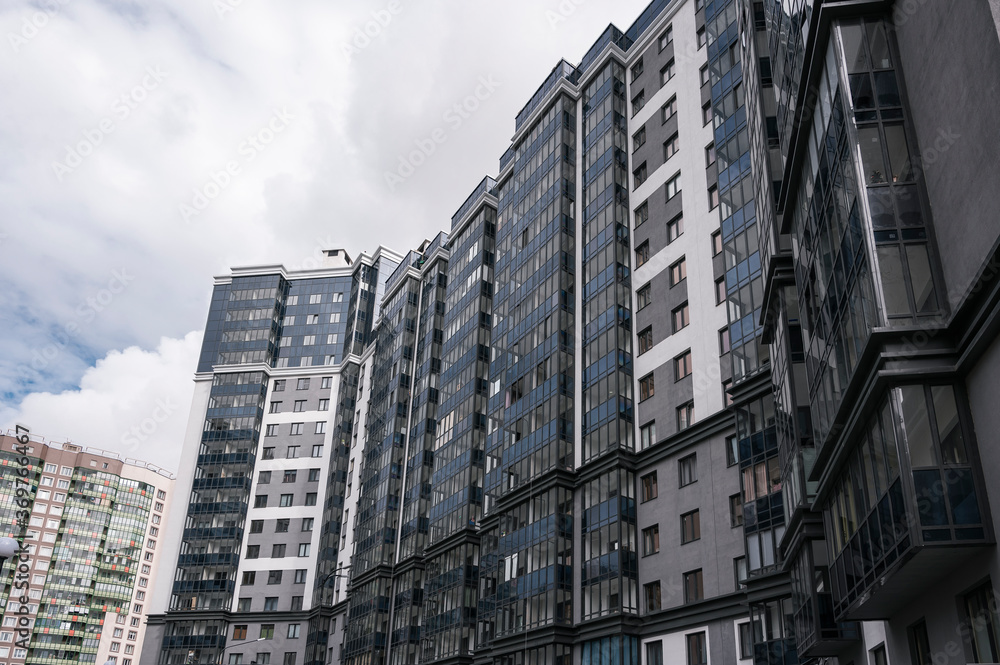 modern residential buildings in Russia