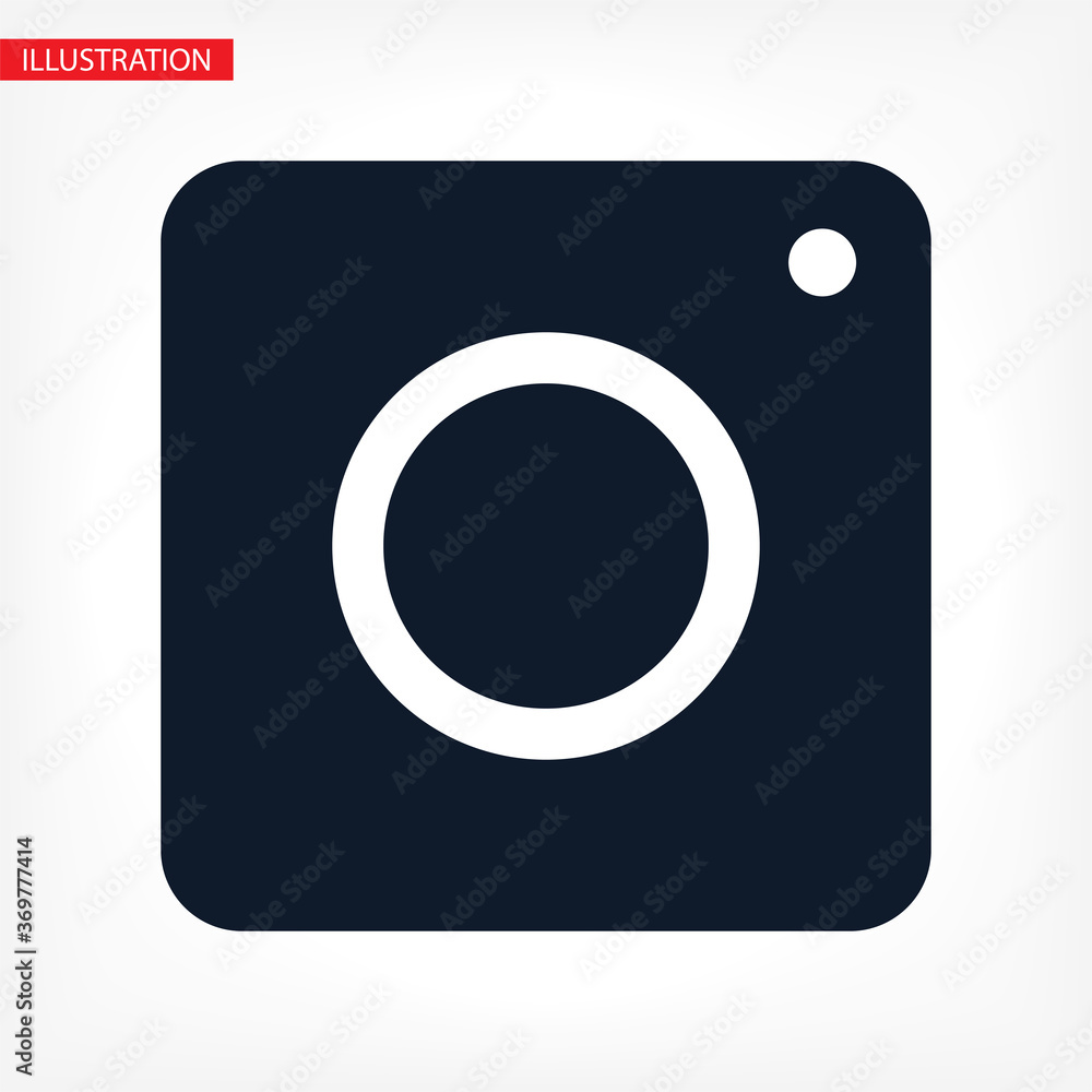 Camera vector Icon in trendy flat style isolated on grey background vector Icon. Camera symbol for your web site design, logo, vector Icon app, UI. vector Icon illustration,