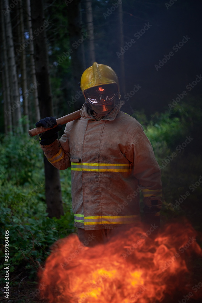 firefighter portrait