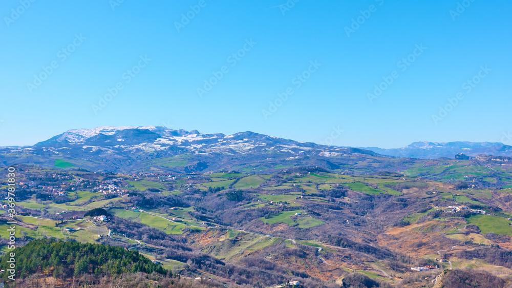 Panoramic view of San Marino