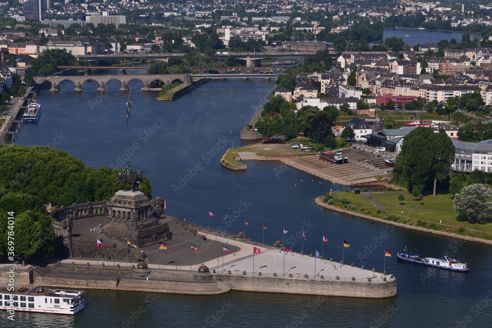 Naklejka premium travel in Germany Rhine