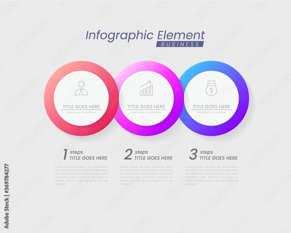 Infographic template with steps for success. presentation with line icons, organization element chart process template with editable text. options for brochure, diagram, workflow, timeline, web design