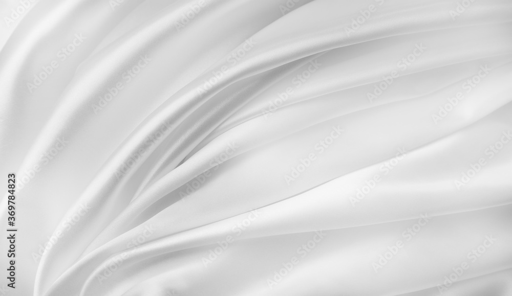 Fototapeta premium Białe jedwabne linie