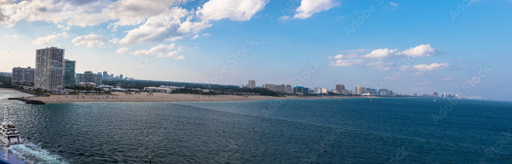 Fototapeta premium Fort Lauderdale Beach, Florida, USA