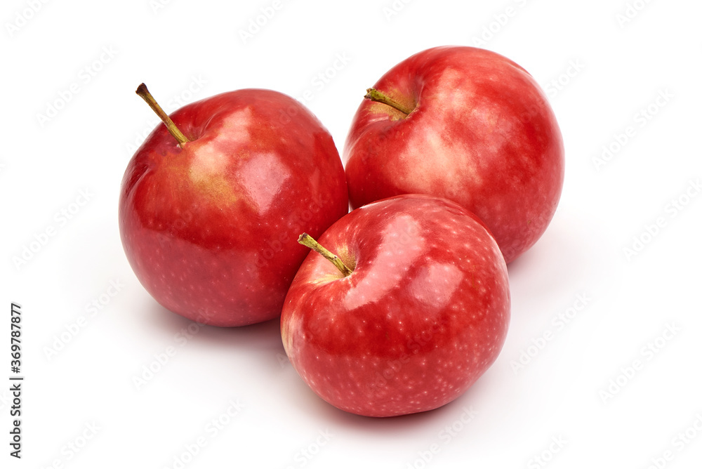 Juicy Crab apples, isolated on white background Juicy Crab apples, isolated on white background