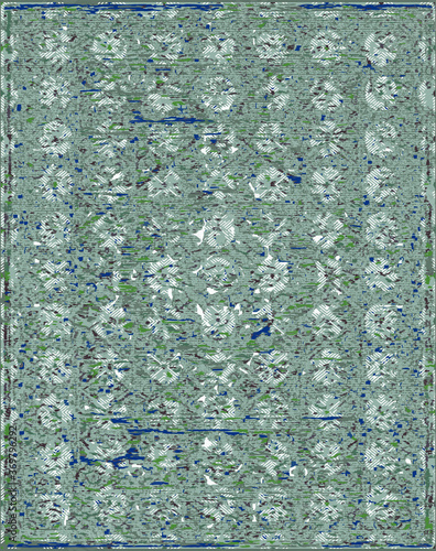 Vector, detailed abstract texture or grunge ; For art texture, vintage, ethnic , modern damask pattern , carpet, rug, scarf, clipboard , shawl pattern.